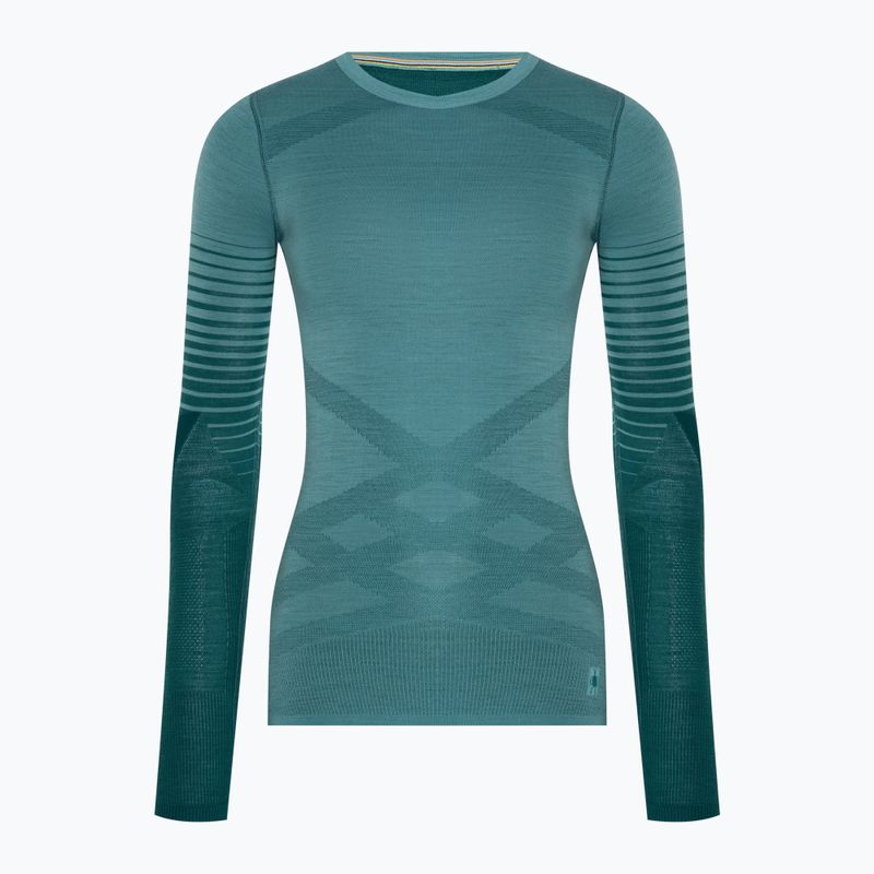 Moteriški termoaktyvūs marškinėliai Smartwool Intraknit Thermal Merino Baselayer Pattern Crew cascade 3