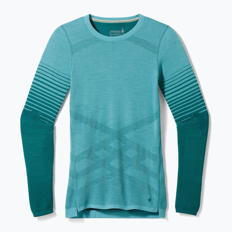 Moteriški termoaktyvūs marškinėliai Smartwool Intraknit Thermal Merino Baselayer Pattern Crew cascade 7
