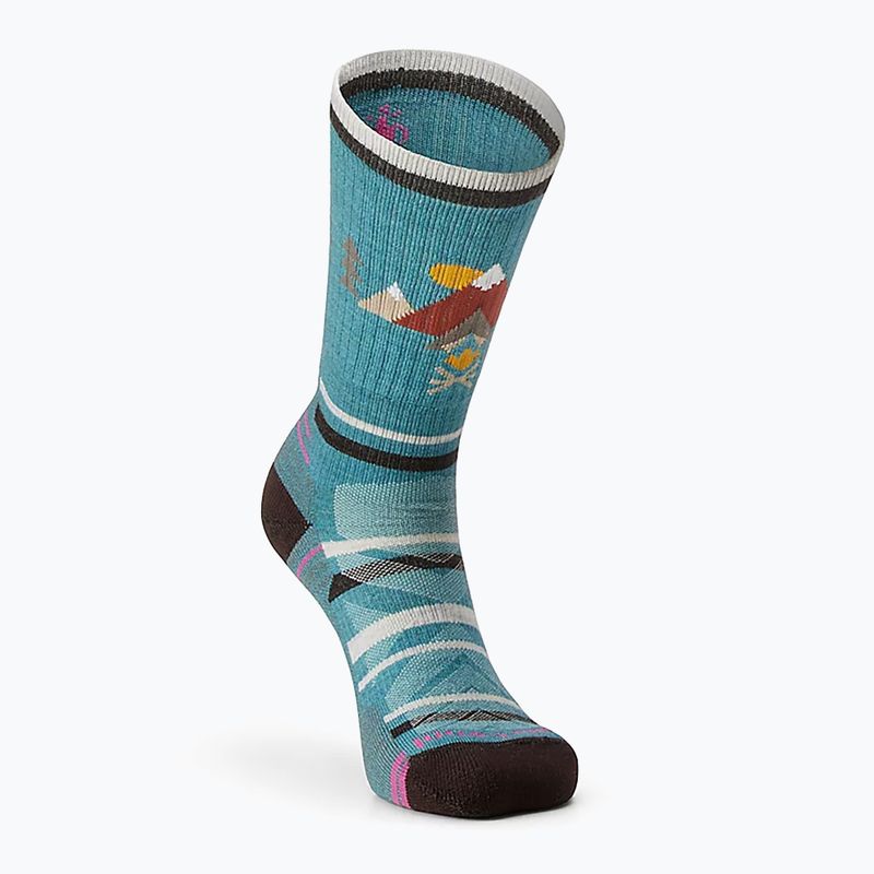 Moteriškos kojinės Smartwool Hike Light Cushion Under The Stars Crew cascade green 6
