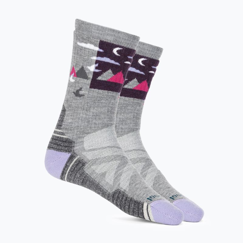 Moteriškos trekingo kojinės Smartwool Hike Full Cushion Alpine Perch Crew šviesiai pilkos