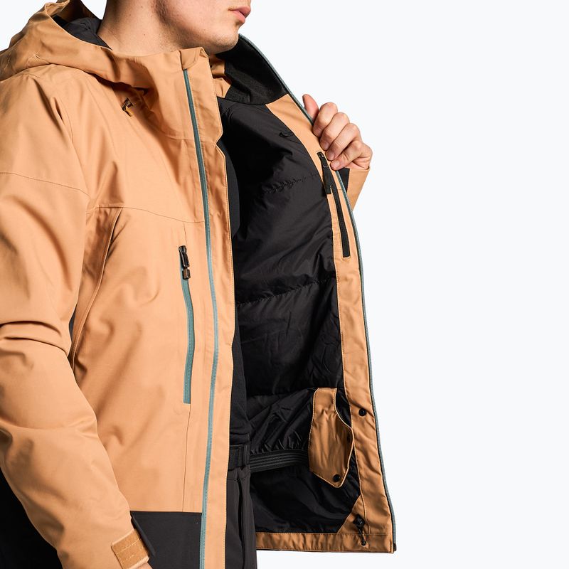 Vyriška slidinėjimo striukė The North Face Mount Bre almond butter/black 5