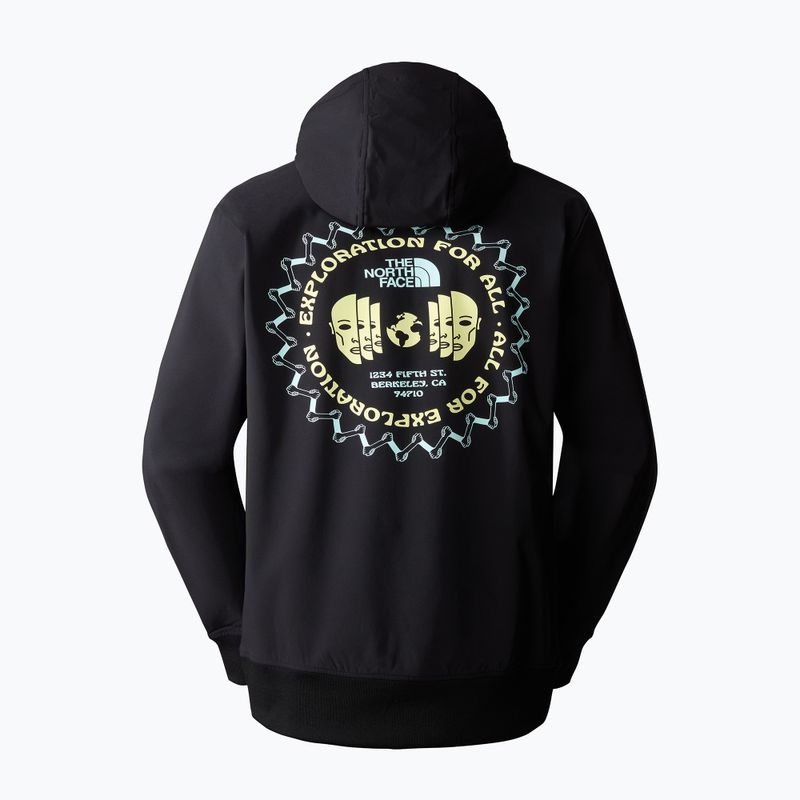 Vyriški sportiniai džemperiai The North Face Tekno Logo Hoodie black/sun sprite 6