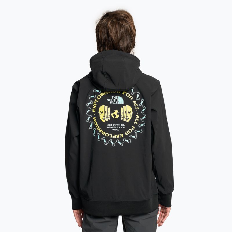 Vyriški sportiniai džemperiai The North Face Tekno Logo Hoodie black/sun sprite 2