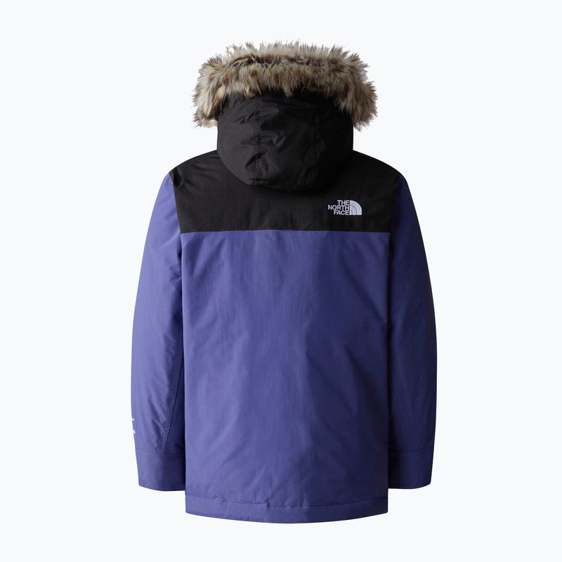 The North Face Mcmurdo Parka vaikiška pūkinė striukė cave blue 6