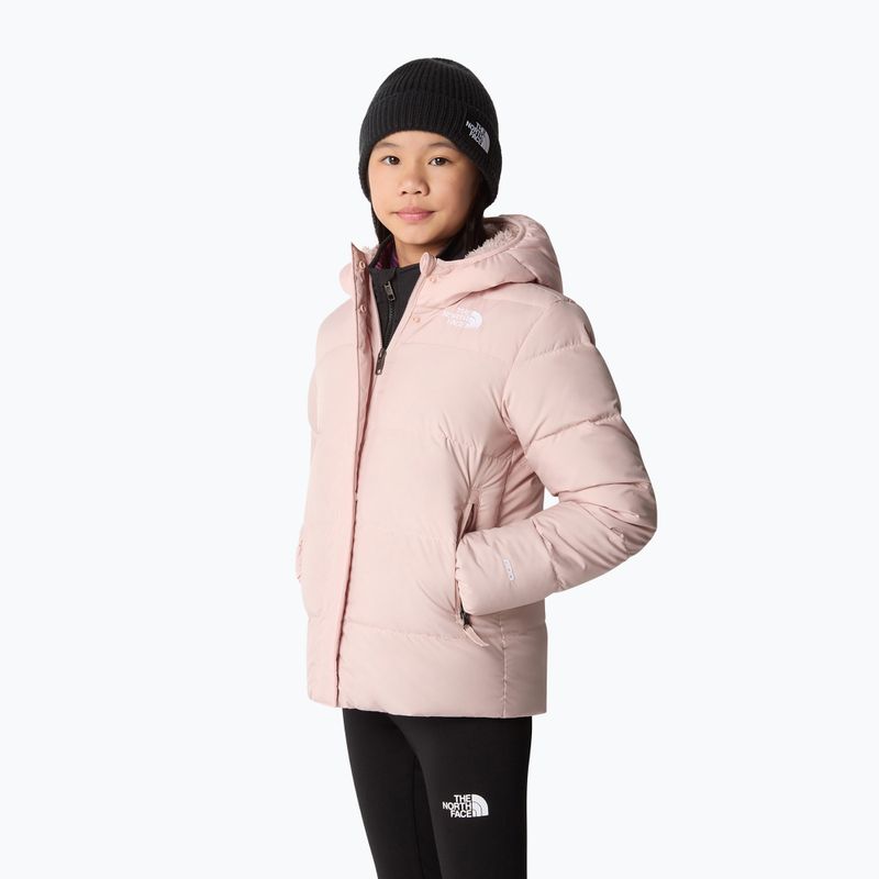 Vaikiška pūkinė striukė The North Face North Down Fleece Parka pink moss 4