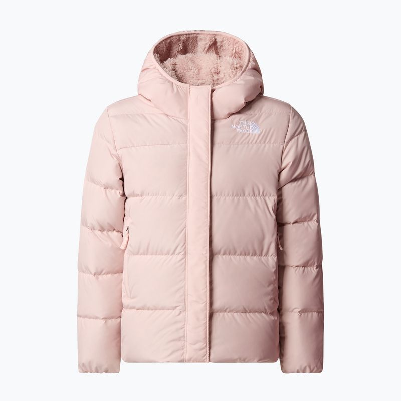 Vaikiška pūkinė striukė The North Face North Down Fleece Parka pink moss