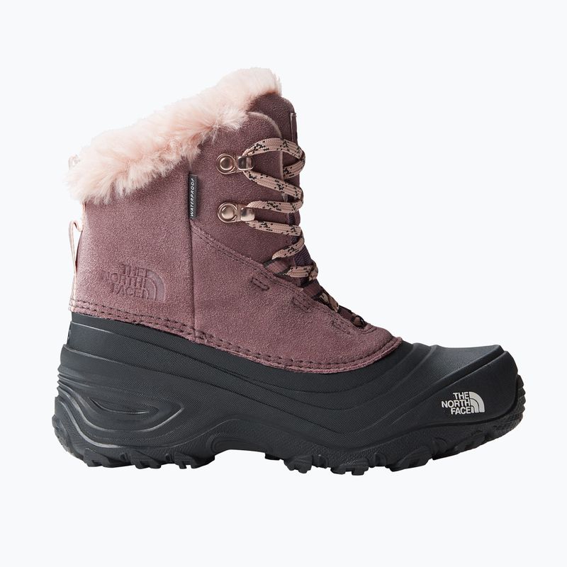 The North Face Shellista V Lace Wp vaikiški sniego batai fawn grey/asphalt grey 8