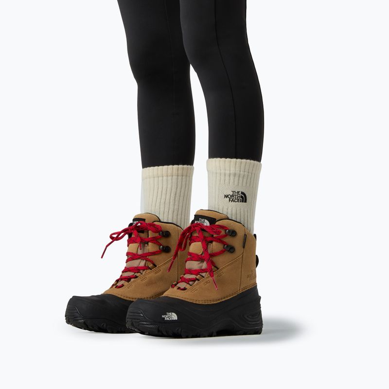 The North Face Chilkat V Lace almond butter/black vaikiški trekingo batai 11