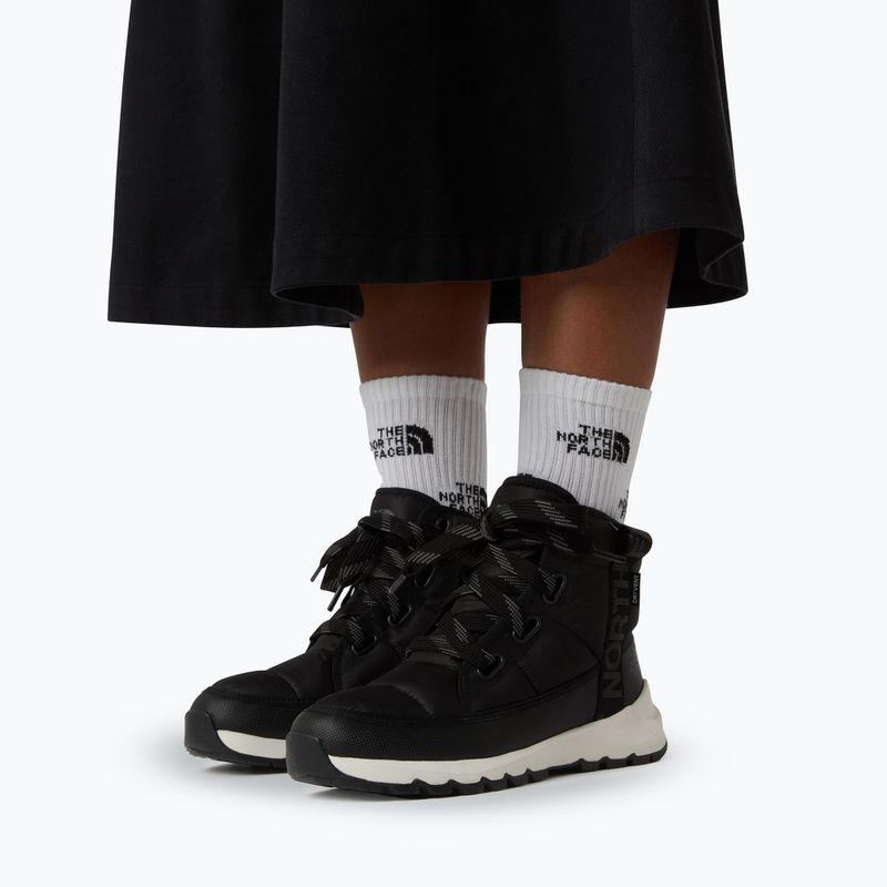 Moteriški sniego batai The North Face Thermoball Lace Up Luxe Wp black/asphalt grey 8