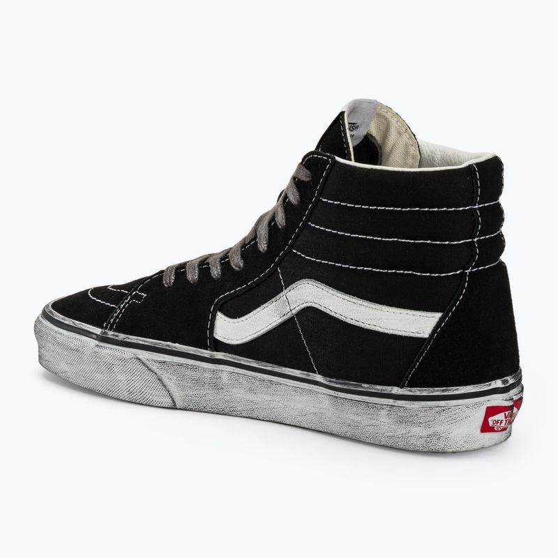 Batai Vans SK8-Hi Stressed black/white 3