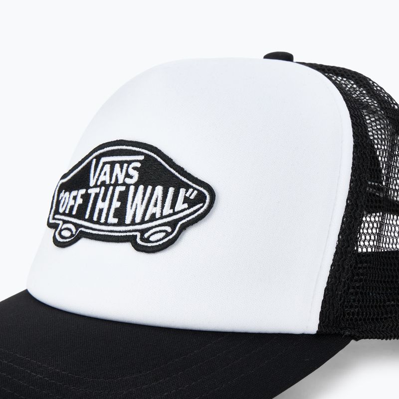 Vyriška kepurė Vans Classic Patch Curved Bill Trucker black/white 4