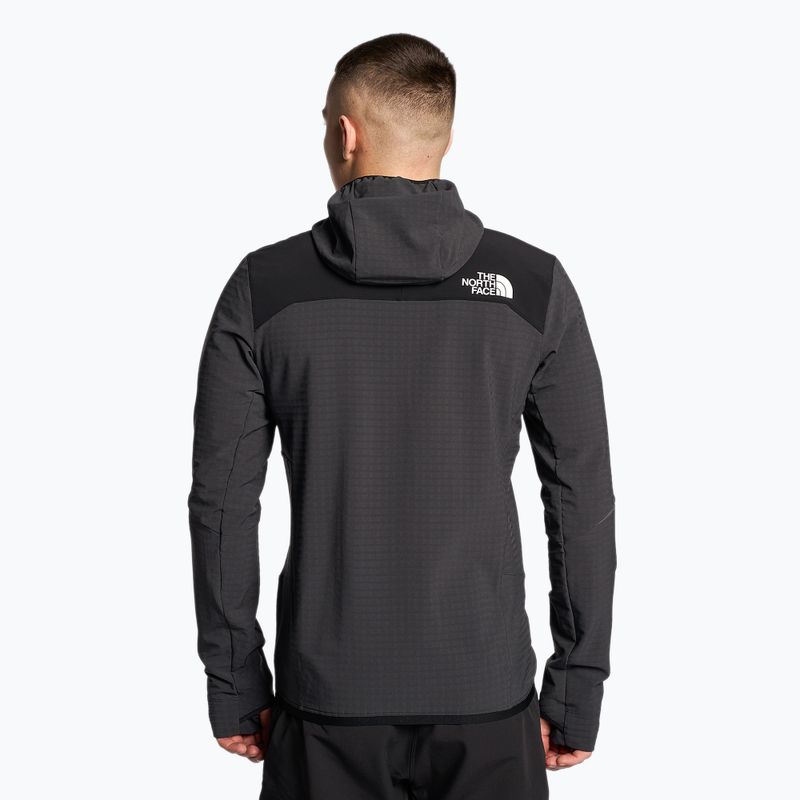 Vyriška The North Face Dawn Turn Hybrid Ventrix pusvilnonė striukė sphalt grey/black/shocking orange 2