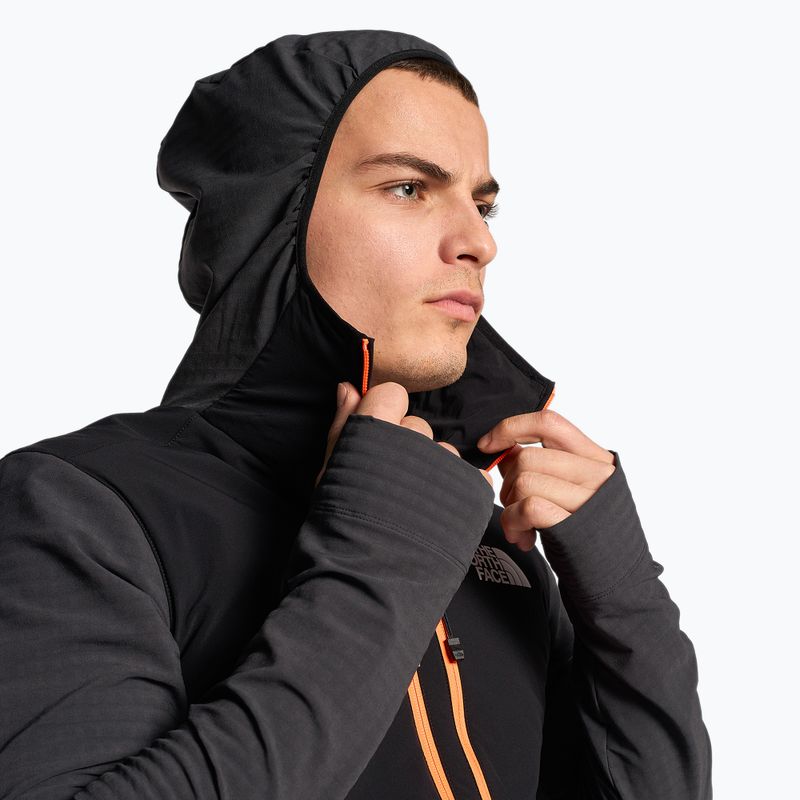 Vyriška The North Face Dawn Turn Hybrid Ventrix pusvilnonė striukė sphalt grey/black/shocking orange 4
