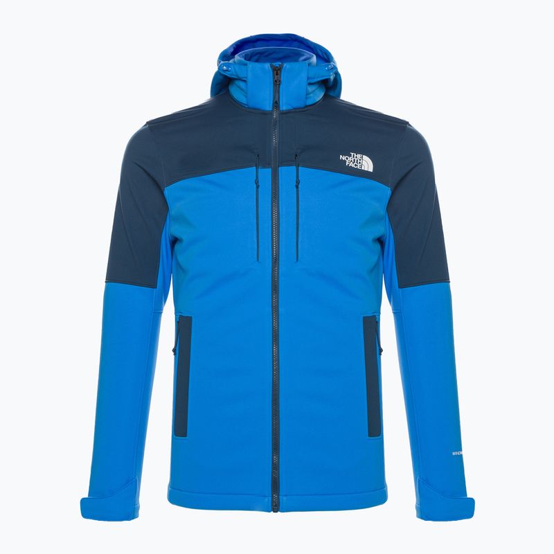 Vyriška softshello striukė The North Face Diablo Softshell su nuimamu gobtuvu optiškai mėlyna/šviesiai mėlyna 5