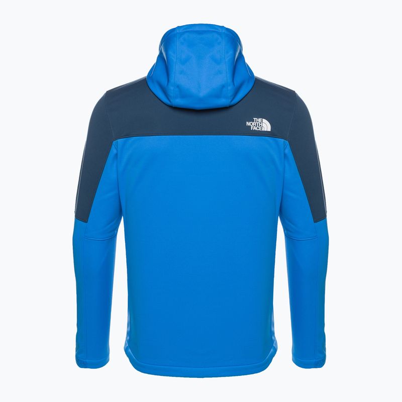 Vyriška softshello striukė The North Face Diablo Softshell su nuimamu gobtuvu optiškai mėlyna/šviesiai mėlyna 7