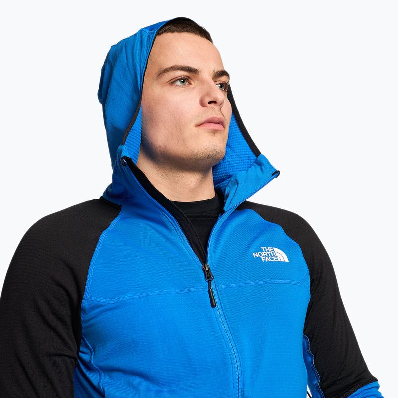 Vyriška The North Face Bolt Polartec vilnonė striukė su gobtuvu optic blue/black 4