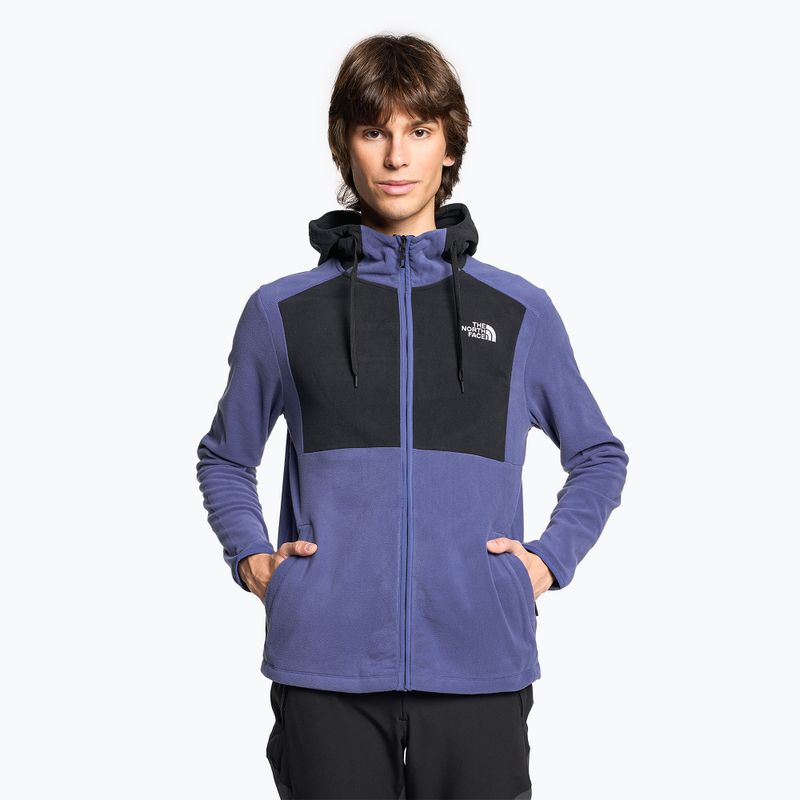 Vyriška The North Face Homesafe Full Zip Fleece Hoodie cave blue/black