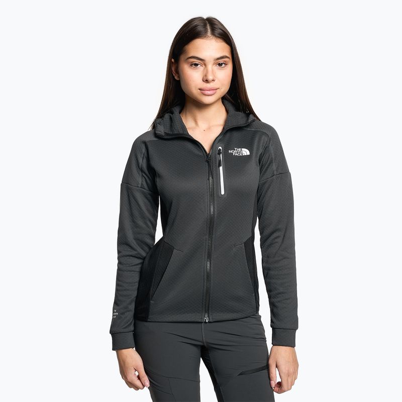Moteriški džemperiai The North Face Ma Lab Fz Hoodie asphalt grey/black