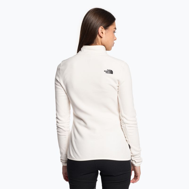 Moteriškas vilnonis džemperis The North Face 100 Glacier 1/4 Zip gardenia white 2