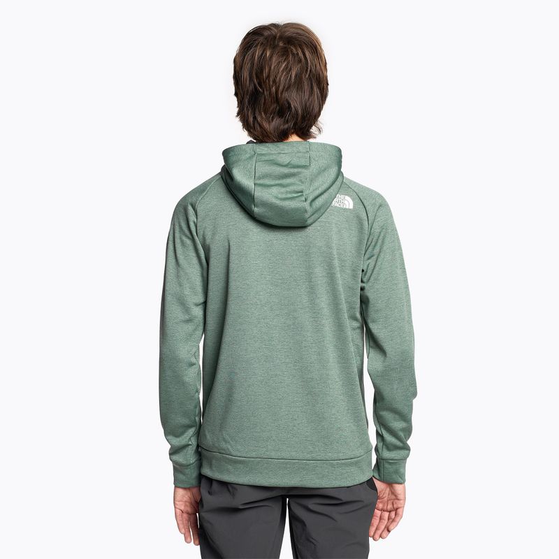 Vyriški sportiniai džemperiai The North Face Reaxion Fleece F/Z Hoodie dark sage heather/asphalt grey 2