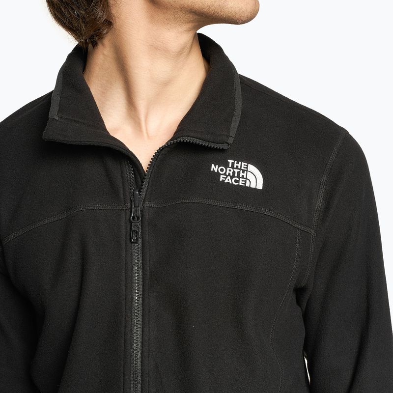 Vyriškas vilnonis džemperis The North Face 100 Glacier Full Zip black 4