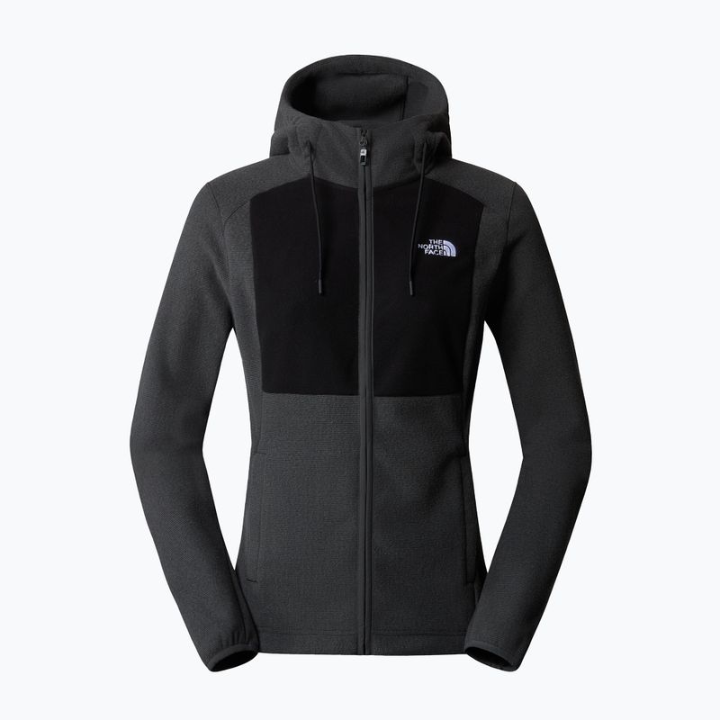 Moteriška The North Face Homesafe Full Zip Fleece Hoodie black/asphalt grey stripe/black 5