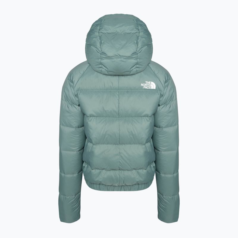 Moteriška pūkinė striukė The North Face Hyalite Down Hoodie dark sage 2