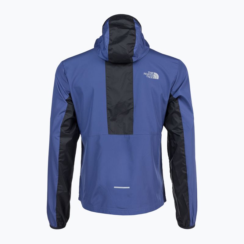 The North Face Run Wind cave mėlyna bėgimo striukė 2