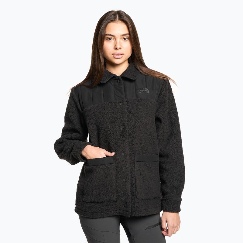 Moteriška vilnonė striukė The North Face Cragmont Fleece Shacket black