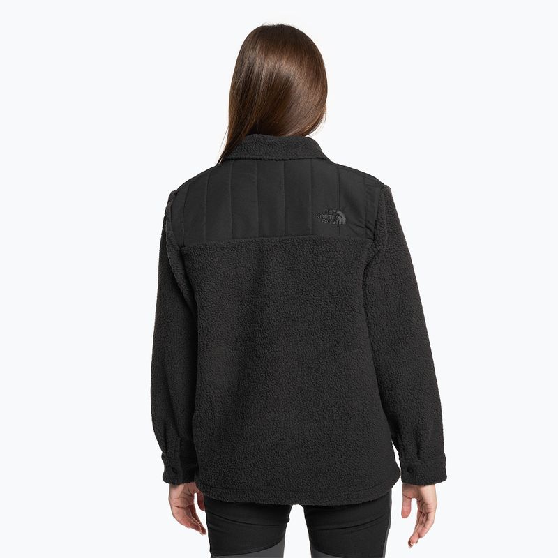 Moteriška vilnonė striukė The North Face Cragmont Fleece Shacket black 2