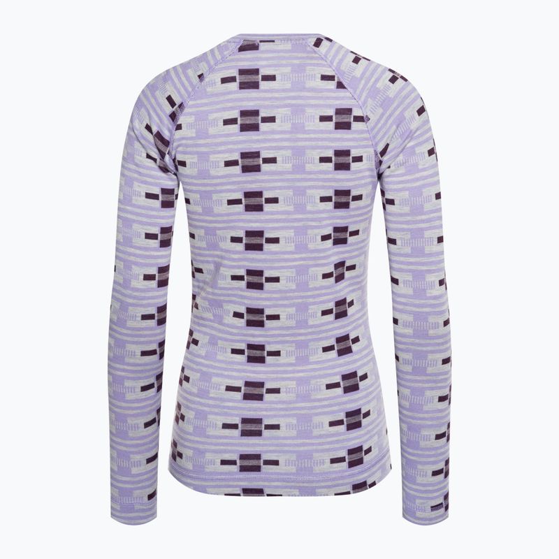 Moteriški termoaktyvūs marškinėliai Smartwool Merino 250 Baselayer Crew Boxed violet flirt with me 4