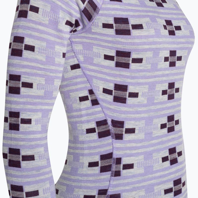 Moteriški termoaktyvūs marškinėliai Smartwool Merino 250 Baselayer Crew Boxed violet flirt with me 5