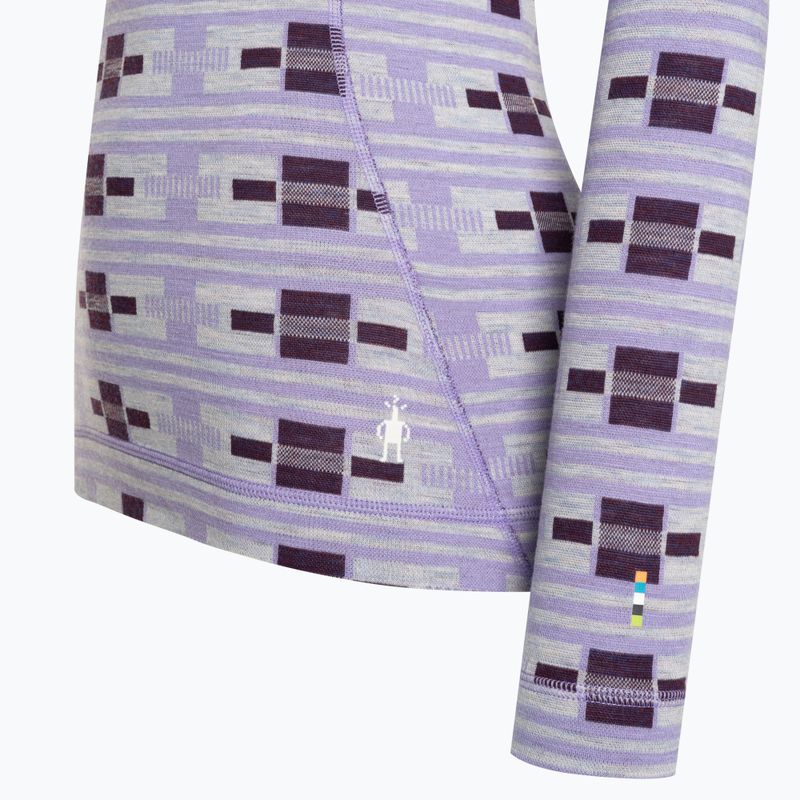Moteriški termoaktyvūs marškinėliai Smartwool Merino 250 Baselayer Crew Boxed violet flirt with me 6