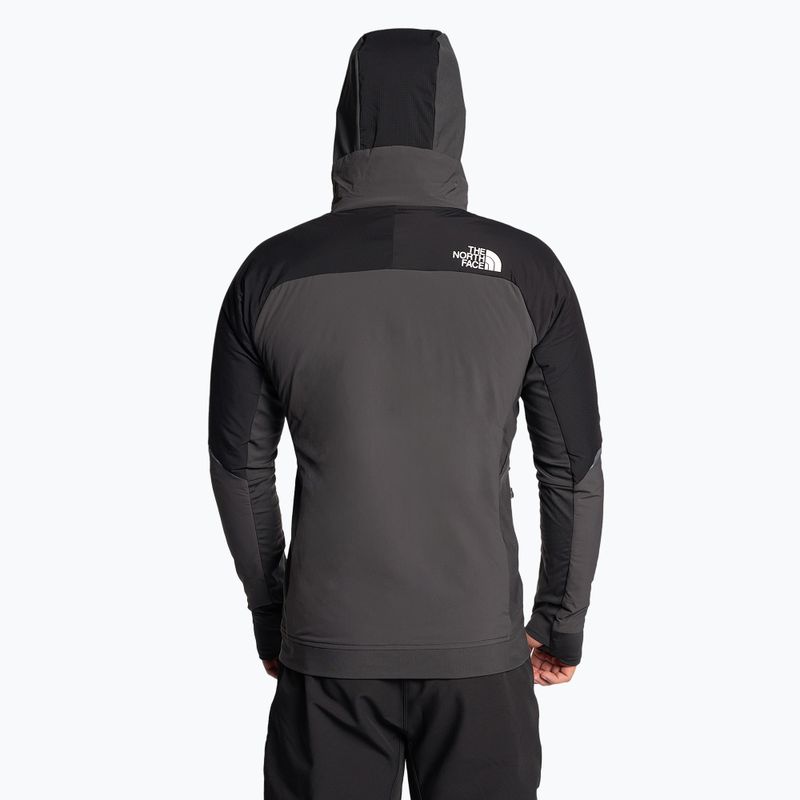 Vyriška slidinėjimo striukė The North Face Dawn Turn Hybrid Ventrix Hoodie asphalt grey/black/shocking orange 2