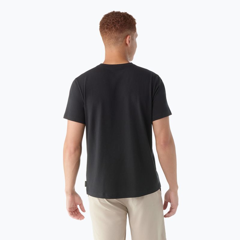 Vyriški marškinėliai Smartwool Perfect Crew Short Sleeve black 2
