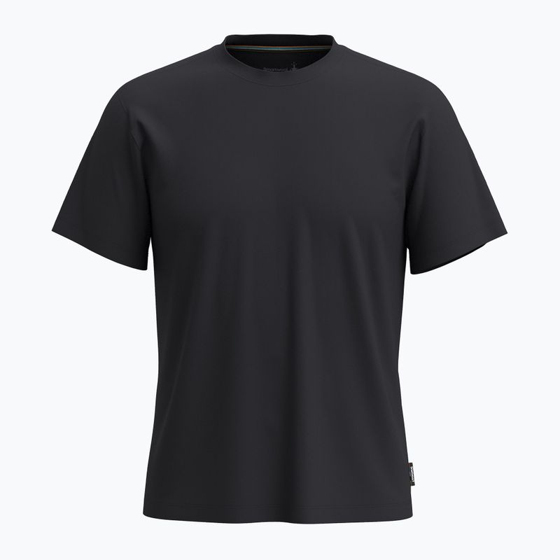 Vyriški marškinėliai Smartwool Perfect Crew Short Sleeve black 3