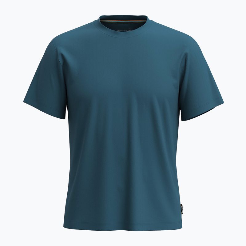 Vyriški marškinėliai Smartwool Perfect Crew Short Sleeve twilight blue 3