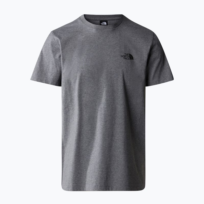 Vyriški marškinėliai The North Face Simple Dome Tee medium grey heather 5