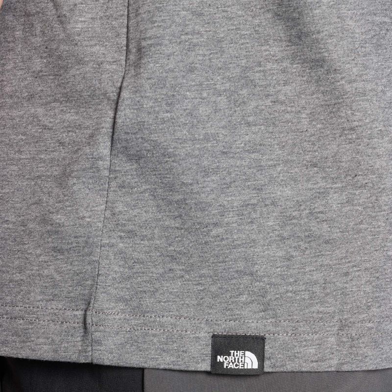 Vyriški marškinėliai The North Face Simple Dome Tee medium grey heather 4