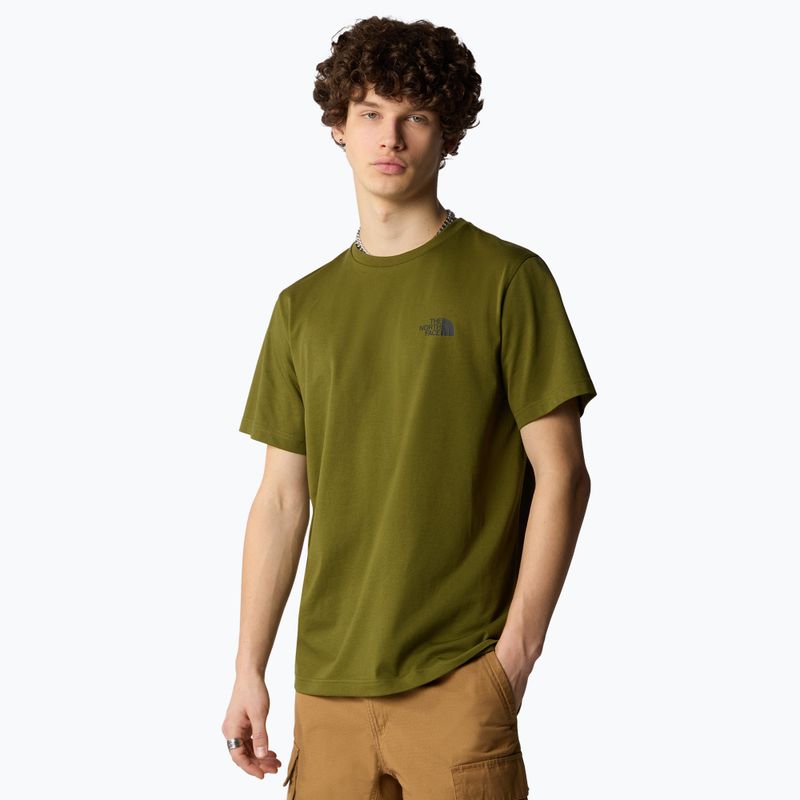 Vyriški marškinėliai The North Face Simple Dome Tee forest olive