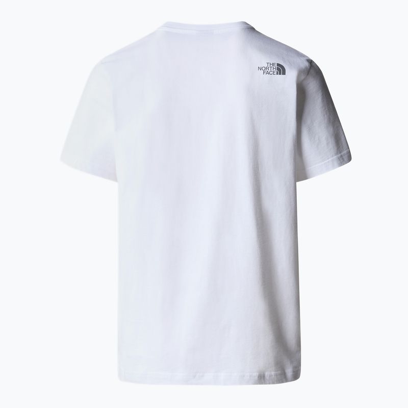 Vyriški marškinėliai The North Face Mountain Line white 2