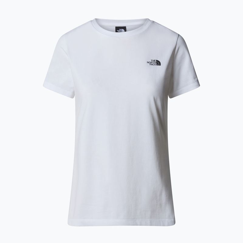 Moteriški marškinėliai The North Face Simple Dome Slim Tee tnf white 4