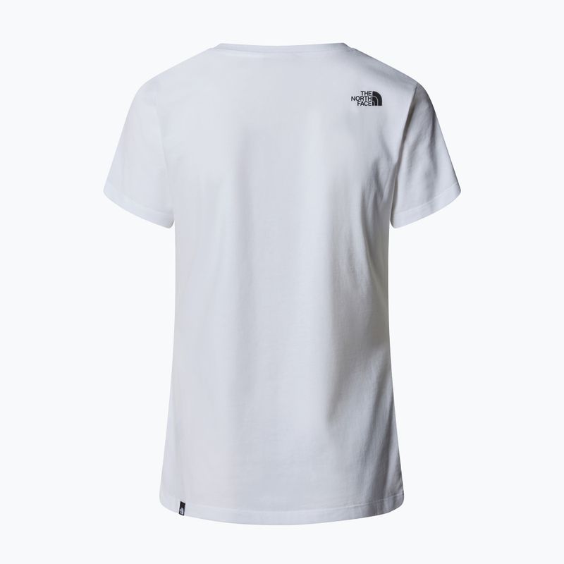 Moteriški marškinėliai The North Face Simple Dome Slim Tee tnf white 5