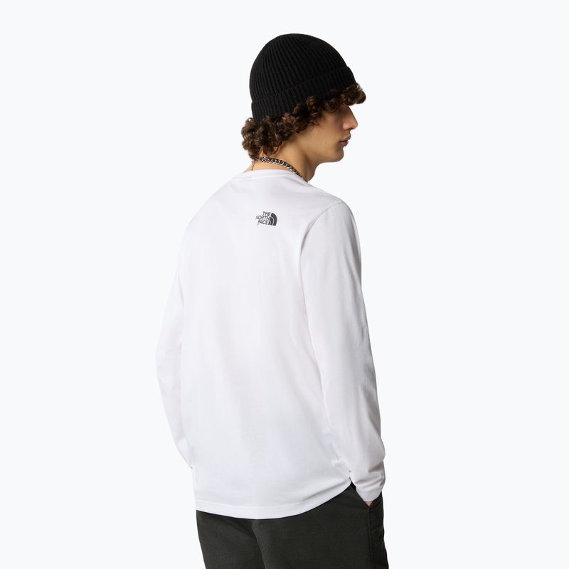 Vyriški marškinėliai ilgomis rankovėmis The North Face Simple Dome white 3