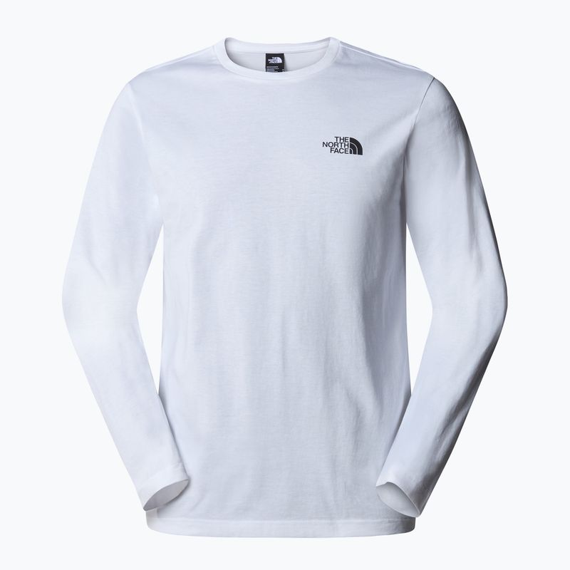 Vyriški marškinėliai ilgomis rankovėmis The North Face Simple Dome white 4