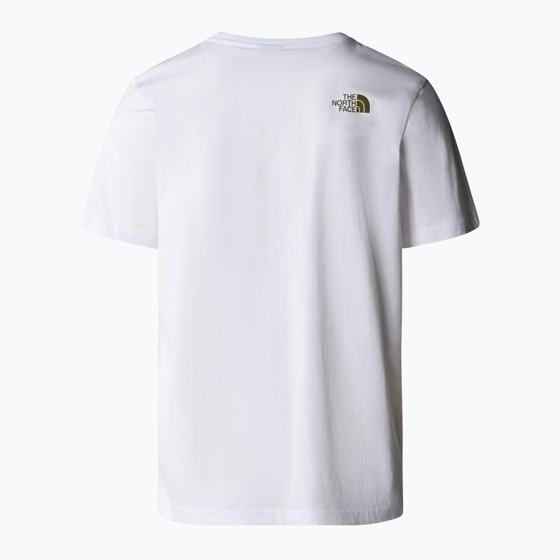 Vyriški marškinėliai The North Face Rust 2 white 5