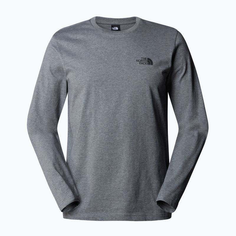 Vyriški marškinėliai The North Face Simple Dome medium grey heather 5