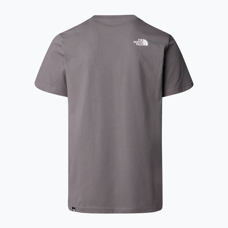 Vyriški marškinėliai The North Face Simple Dome Tee smoked pearl 5
