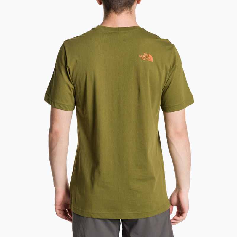 Vyriški marškinėliai The North Face Rust 2 forest olive 2