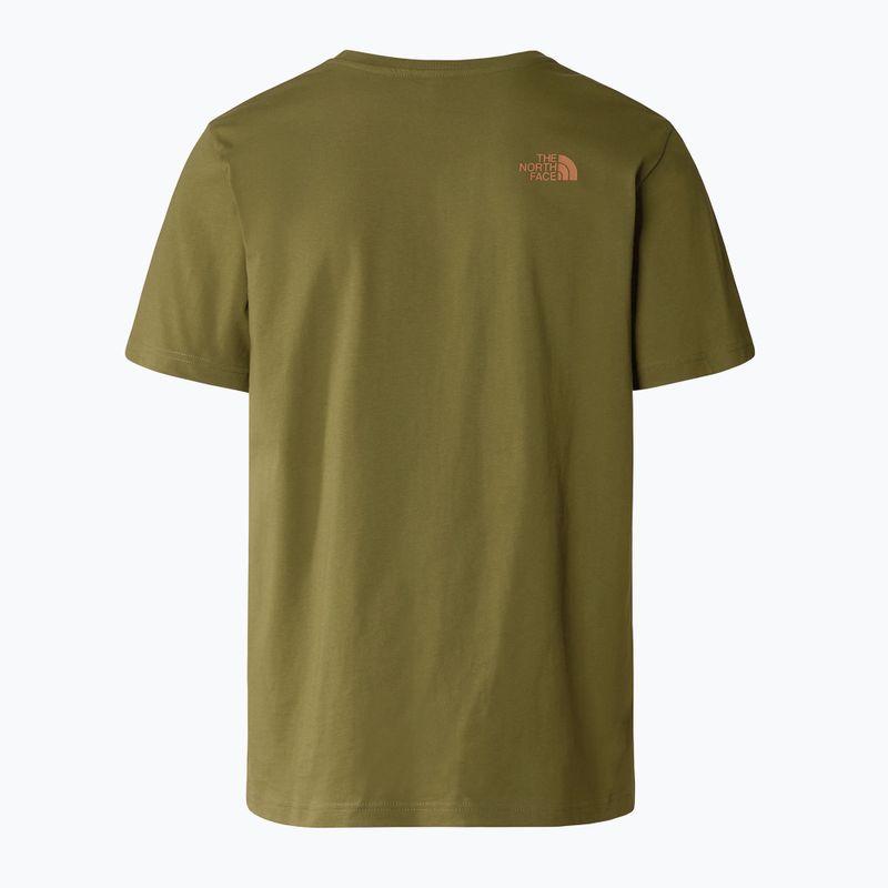 Vyriški marškinėliai The North Face Rust 2 forest olive 5